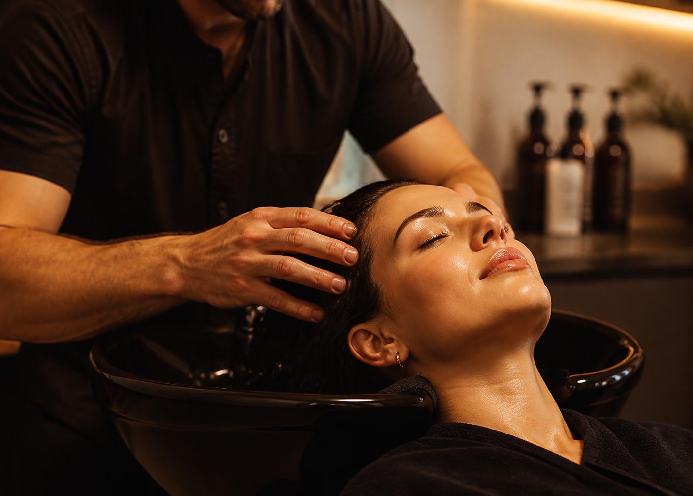Head Spa – Kopf- und Nackenmassage bei Unlabeled Hair